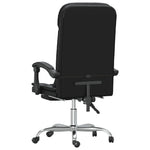 HKH Silla de Oficina de Masajes Reclinable en Cuero Artificial - Negro