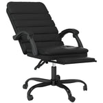 HKH Silla de Oficina de Masajes Reclinable en Cuero Artificial - Negro