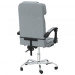 Silla de masaje de oficina reclinable en tela HKH - Gris claro
