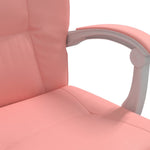 HKH Silla de Oficina Reclinable de Piel Sintética - Rosa