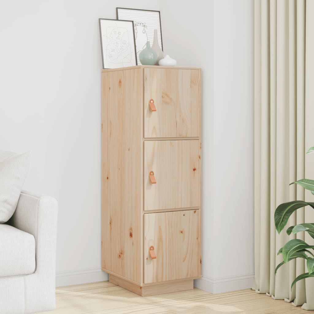 Aparador alto HKH de madera maciza de pino (sin tratar) 4 x 40 x 108,5 cm