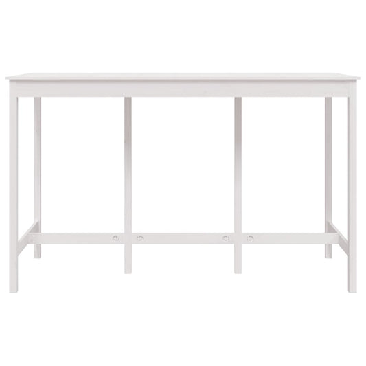 HKH Mesa de Bar em Pinho Maciço - Branco