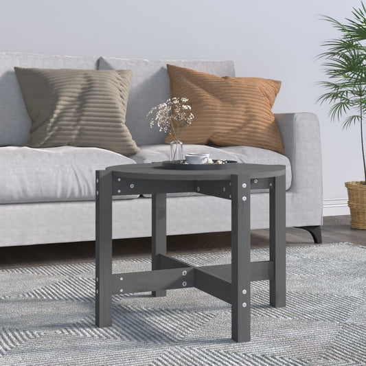 HKH Mesa de Centro en Madera Maciza de Pino - Gris