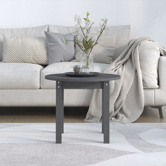 HKH Mesa de Centro en Madera Maciza de Pino - Gris