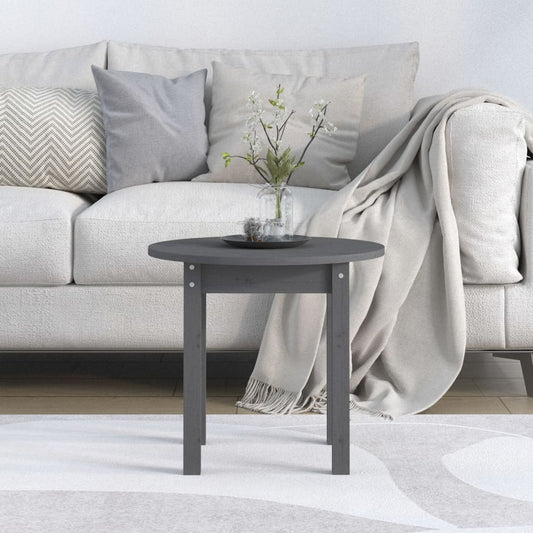 HKH Mesa de Centro en Madera Maciza de Pino - Gris