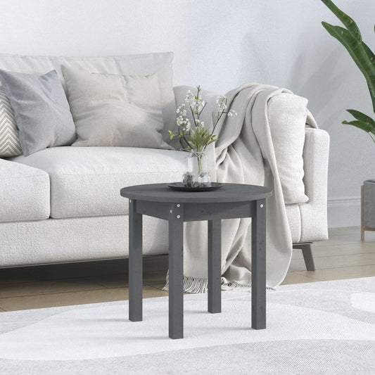 HKH Mesa de Centro en Madera Maciza de Pino - Gris