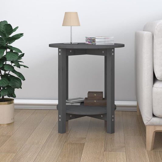 HKH Mesa de Centro en Madera Maciza de Pino - Gris