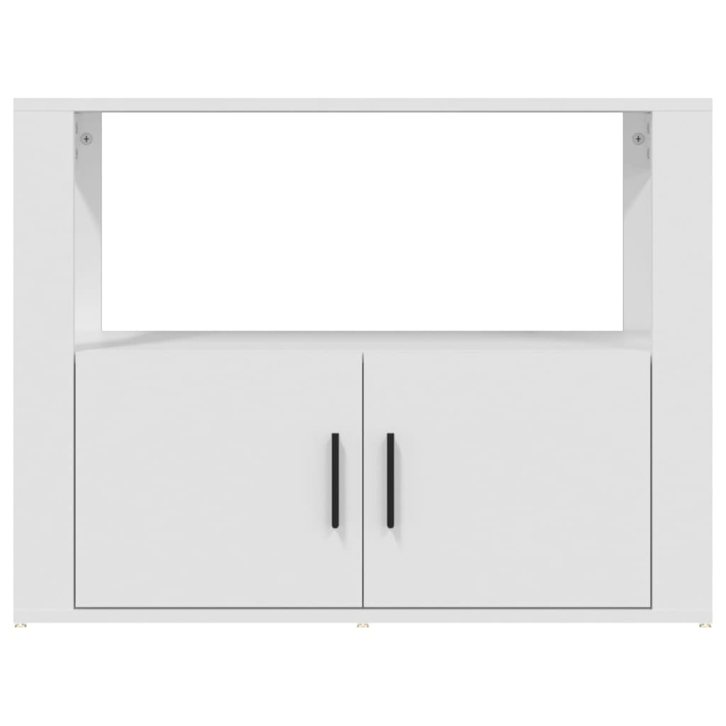 HKH Aparador Clássico em derivados de Madeira 80 X 30 X 60 Cm - Branco