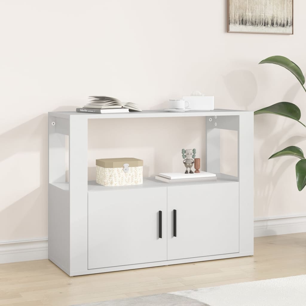 Aparador Clásico HKH en derivados de Madera 80 X 30 X 60 Cm - Blanco