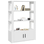 HKH Aparador Alto em derivados de Madeira 80 X 30 X 119,5 Cm - Branco
