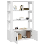 HKH Aparador Alto em derivados de Madeira 80 X 30 X 119,5 Cm - Branco
