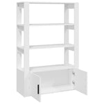HKH Aparador Alto em derivados de Madeira 80 X 30 X 119,5 Cm - Branco