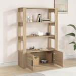 HKH Aparador Alto en derivados de Madera 80 X 30 X 119,5 Cm - Roble Sonoma