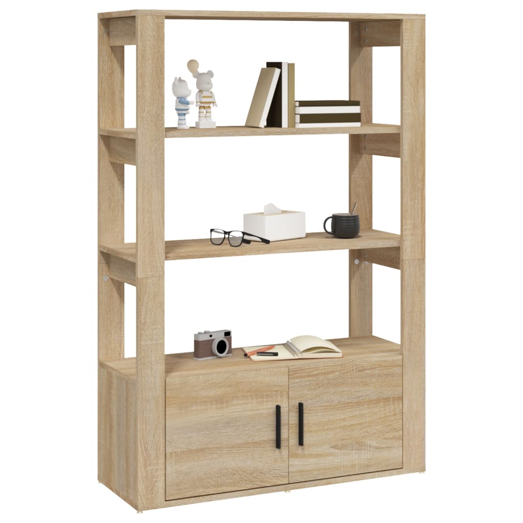 HKH Aparador Alto en derivados de Madera 80 X 30 X 119,5 Cm - Roble Sonoma