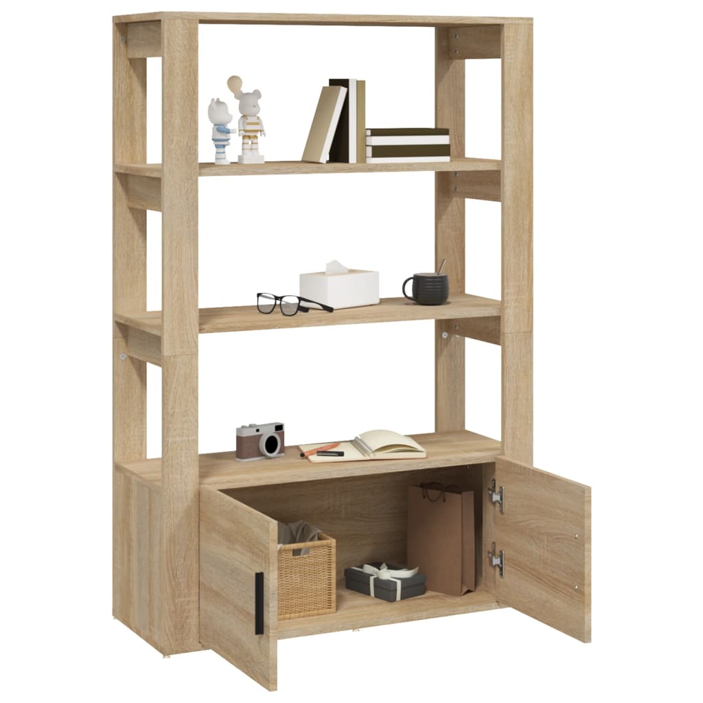 HKH Aparador Alto en derivados de Madera 80 X 30 X 119,5 Cm - Roble Sonoma