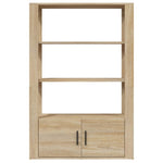 HKH Aparador Alto en derivados de Madera 80 X 30 X 119,5 Cm - Roble Sonoma