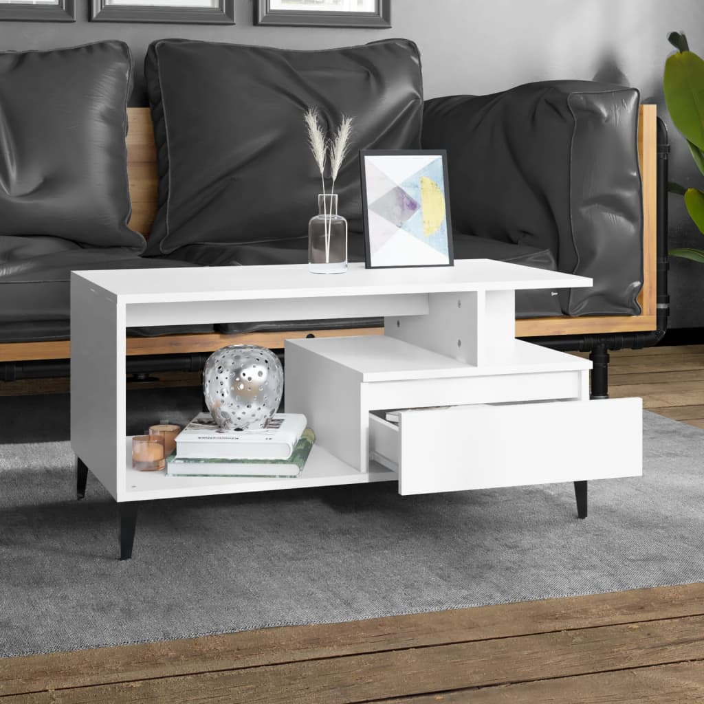 HKH Mesa de Centro en Derivados de Madera - Blanco