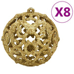 HKH Conjunto de 111 Enfeites Natal em Poliestireno - Vermelho/Dourado/Verde