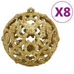 HKH Conjunto de 111 Enfeites Natal em Poliestireno - Vermelho/Dourado/Verde