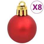 HKH Conjunto de 111 Enfeites Natal em Poliestireno - Vermelho/Dourado/Verde