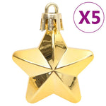 HKH Conjunto de 111 Enfeites Natal em Poliestireno - Vermelho/Dourado/Verde