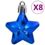 HKH Conjunto de 111 Enfeites de Natal em Poliestireno - Azul