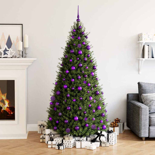 HKH Conjunto de 111 Enfeites de Natal em Poliestireno - Roxo