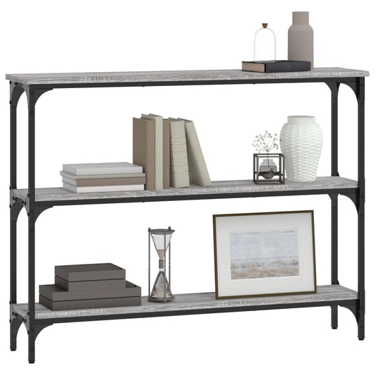 HKH Mesa auxiliar de madera manufacturada - Gris