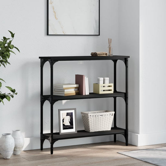 HKH Mesa de Apoio em Derivados de Madeira - Preto