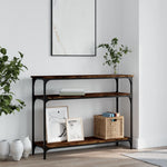 Mesa auxiliar HKH en roble ahumado y derivados de la madera