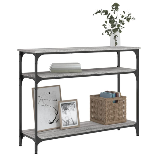 HKH Mesa auxiliar de madera manufacturada - Gris