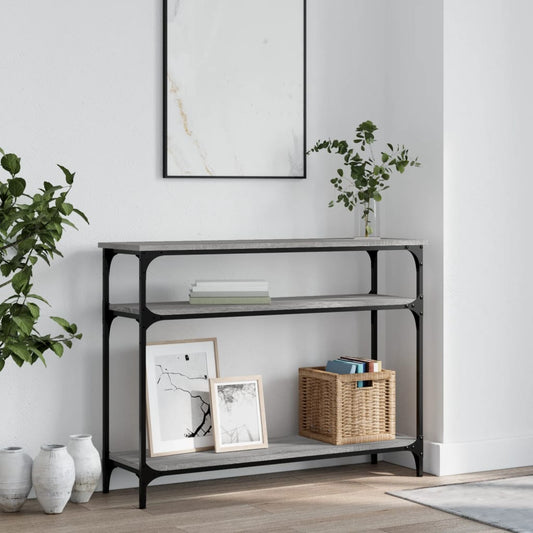 HKH Mesa auxiliar de madera manufacturada - Gris