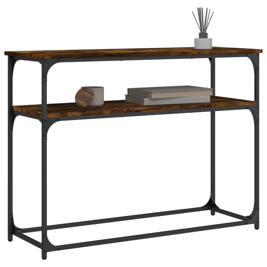 Mesa auxiliar HKH en roble ahumado y derivados de la madera