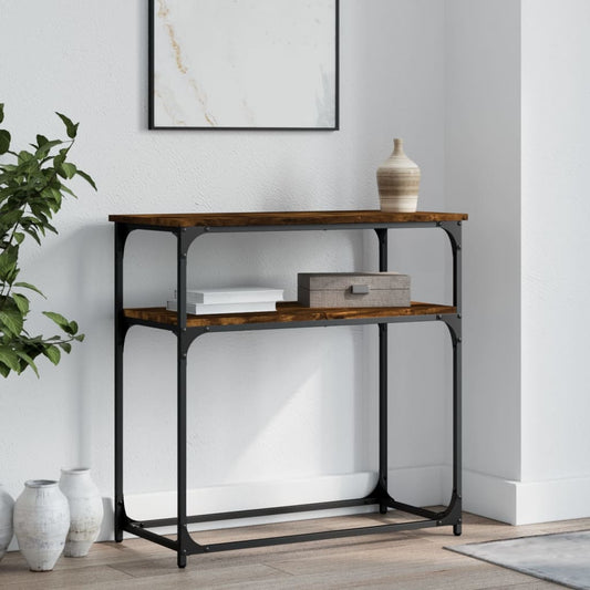 Mesa auxiliar HKH en roble ahumado y derivados de la madera