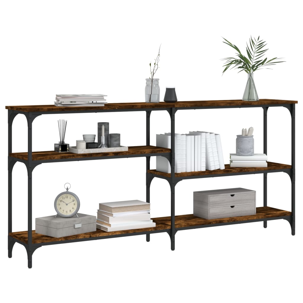 Mesa auxiliar HKH en roble ahumado y derivados de la madera