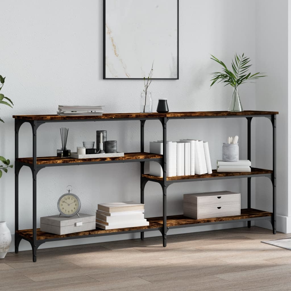 Mesa auxiliar HKH en roble ahumado y derivados de la madera