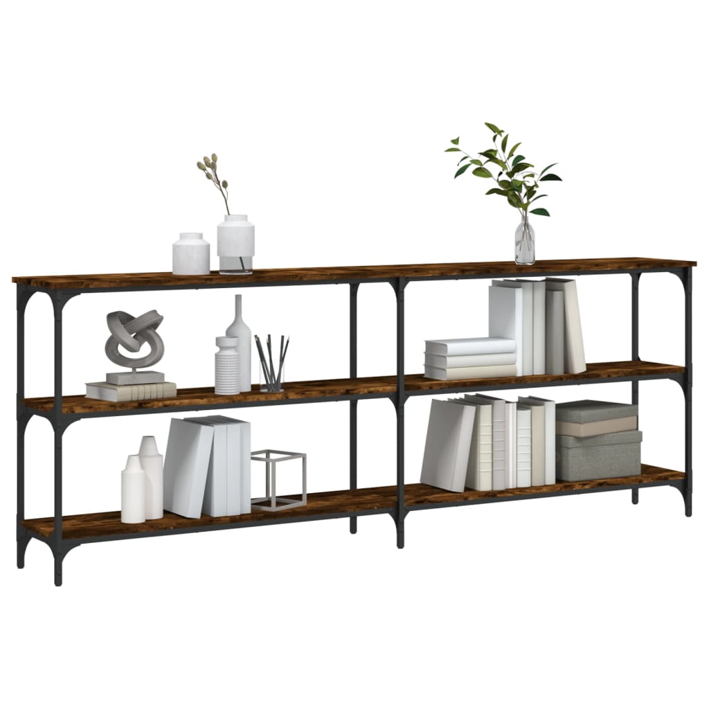 Mesa auxiliar HKH en roble ahumado y derivados de la madera