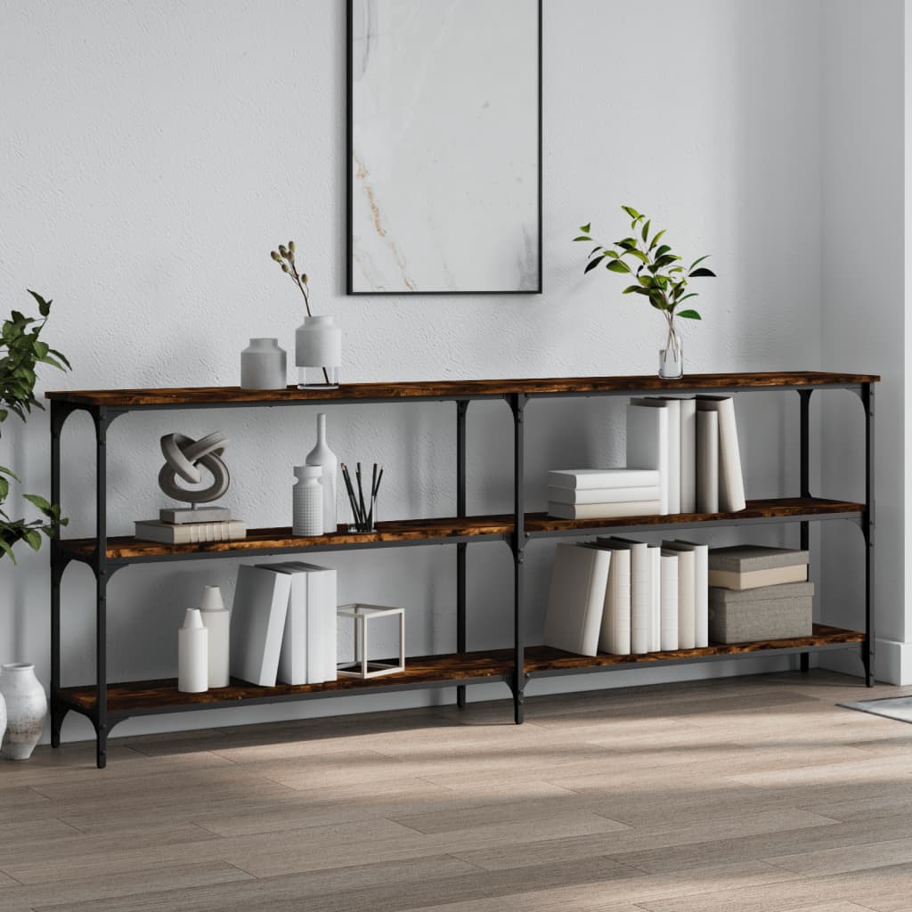 Mesa auxiliar HKH en roble ahumado y derivados de la madera