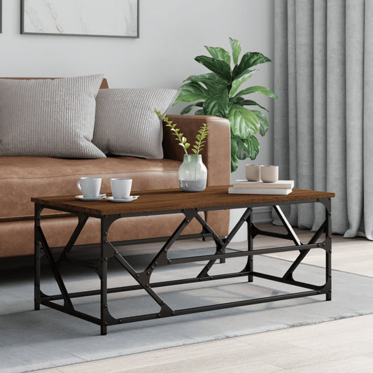HKH Mesa de centro en derivados de madera de roble - Marrón