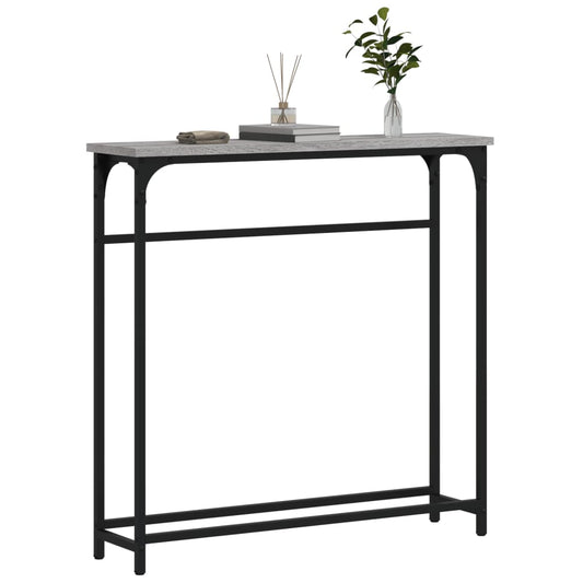 HKH Mesa auxiliar de madera manufacturada - Gris