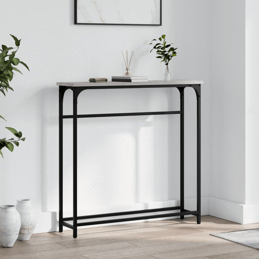 HKH Mesa auxiliar de madera manufacturada - Gris