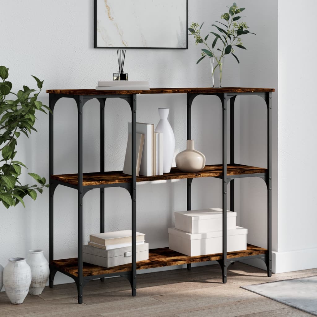 Mesa auxiliar HKH en roble ahumado y derivados de la madera
