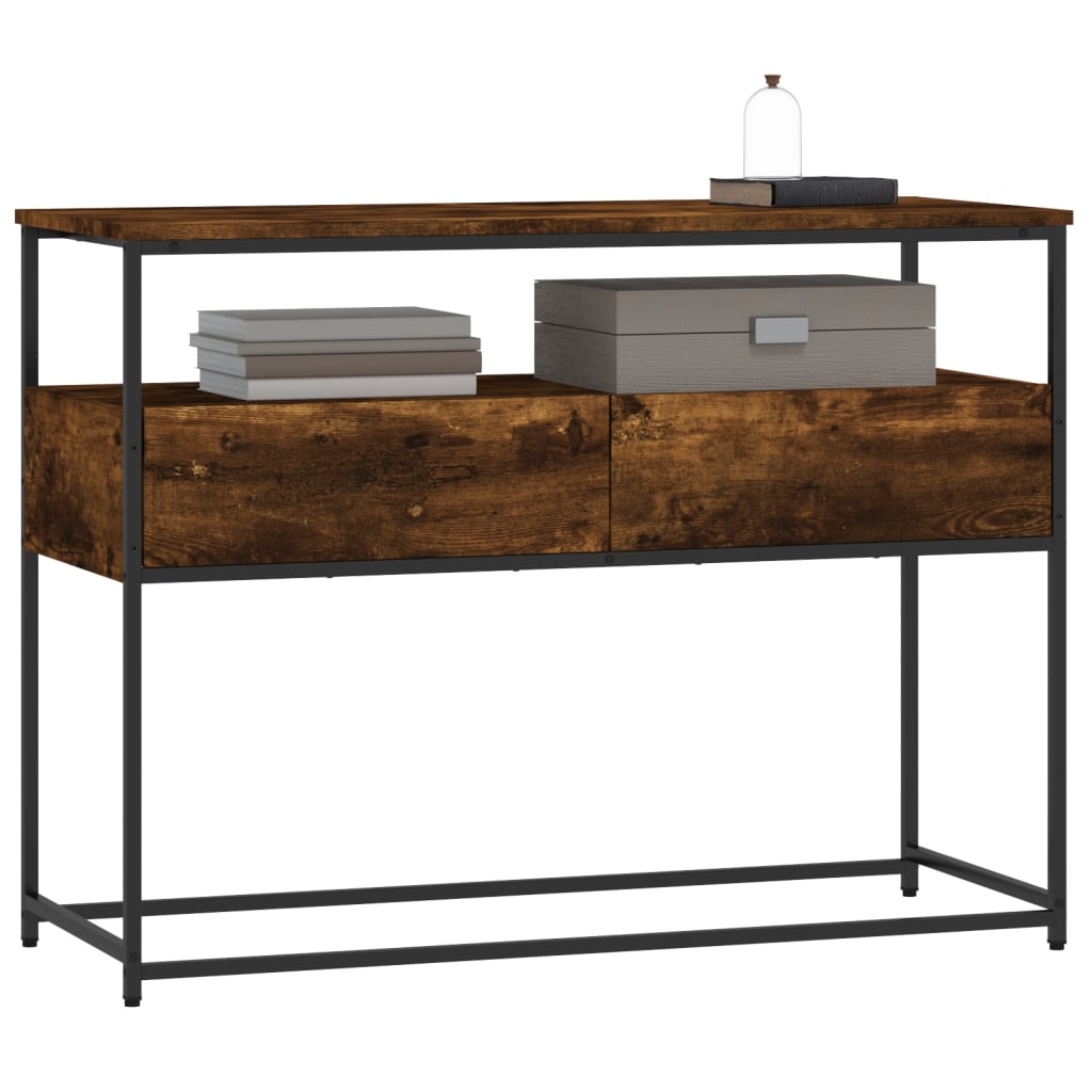 Mesa auxiliar HKH en roble ahumado y derivados de la madera