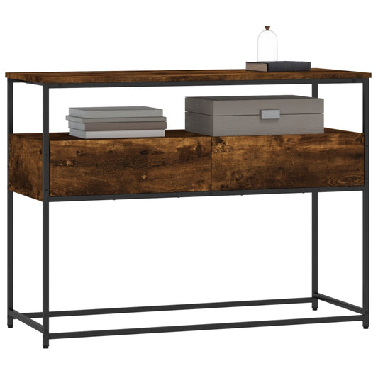 Mesa auxiliar HKH en roble ahumado y derivados de la madera