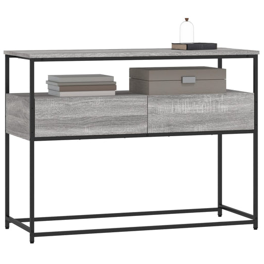 HKH Mesa auxiliar de madera manufacturada - Gris