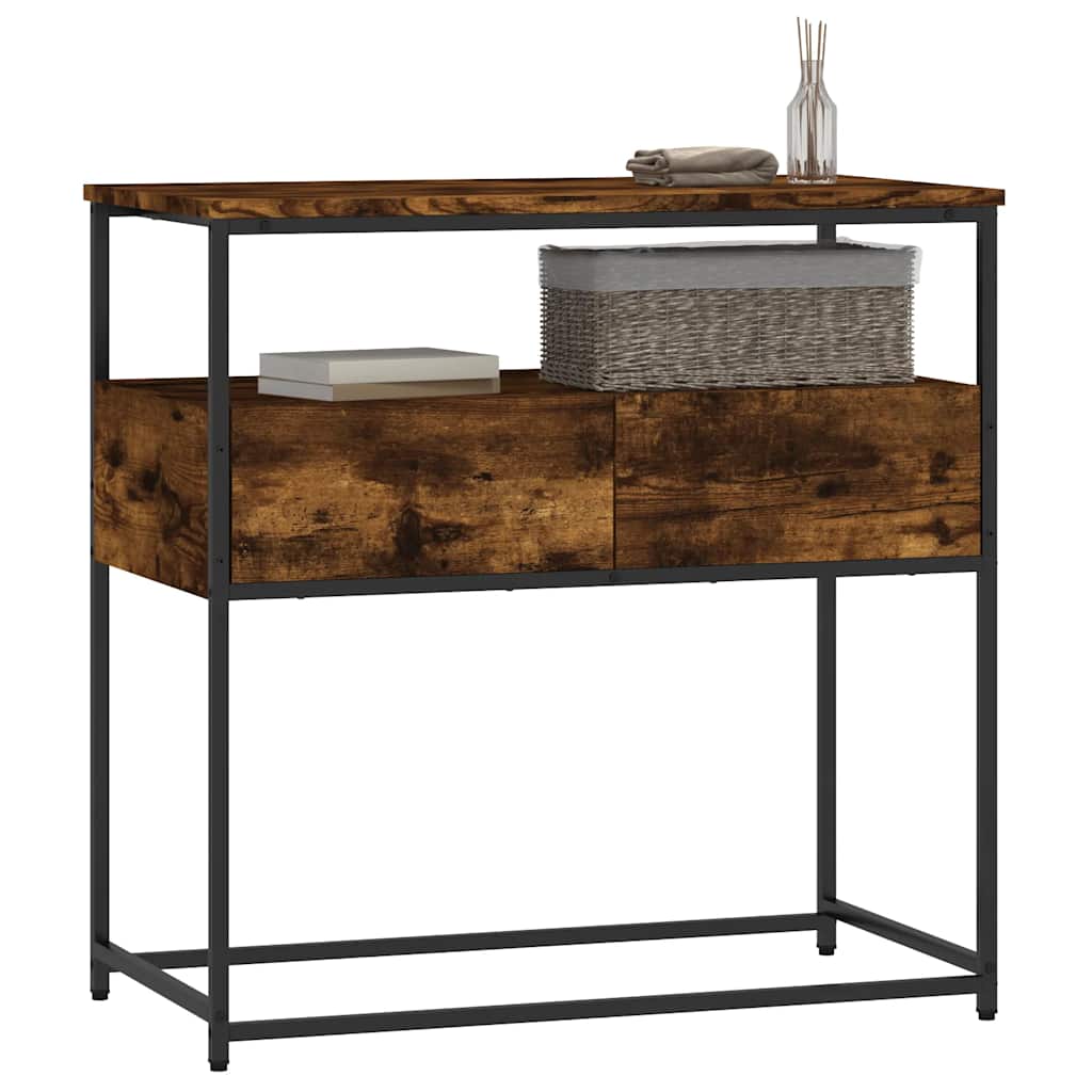 Mesa auxiliar HKH en roble ahumado y derivados de la madera