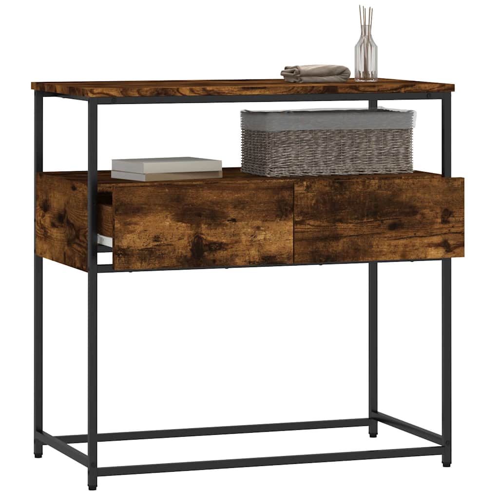 Mesa auxiliar HKH en roble ahumado y derivados de la madera