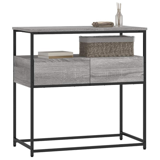 HKH Mesa auxiliar de madera manufacturada - Gris