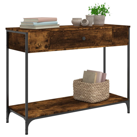 Mesa auxiliar HKH en roble ahumado y derivados de la madera