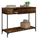 Mesa auxiliar HKH en roble ahumado y derivados de la madera